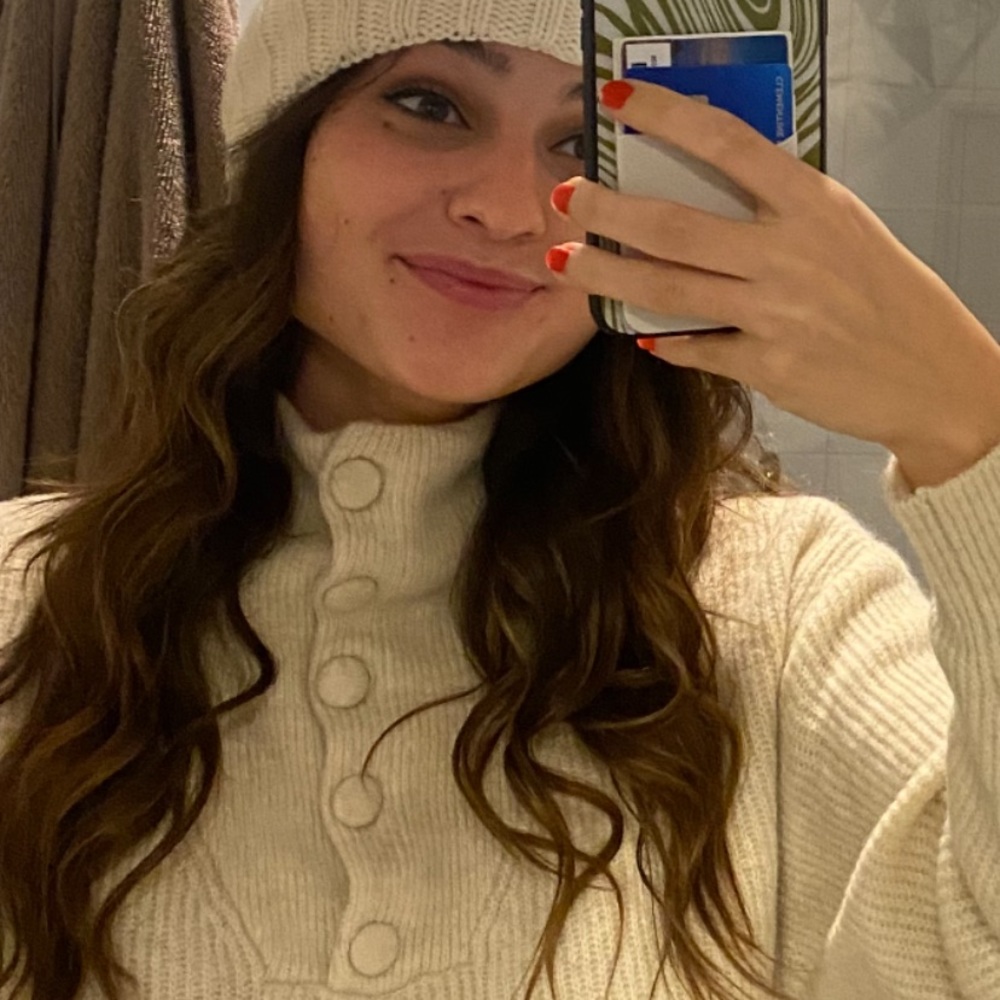 Cozy knit sweater